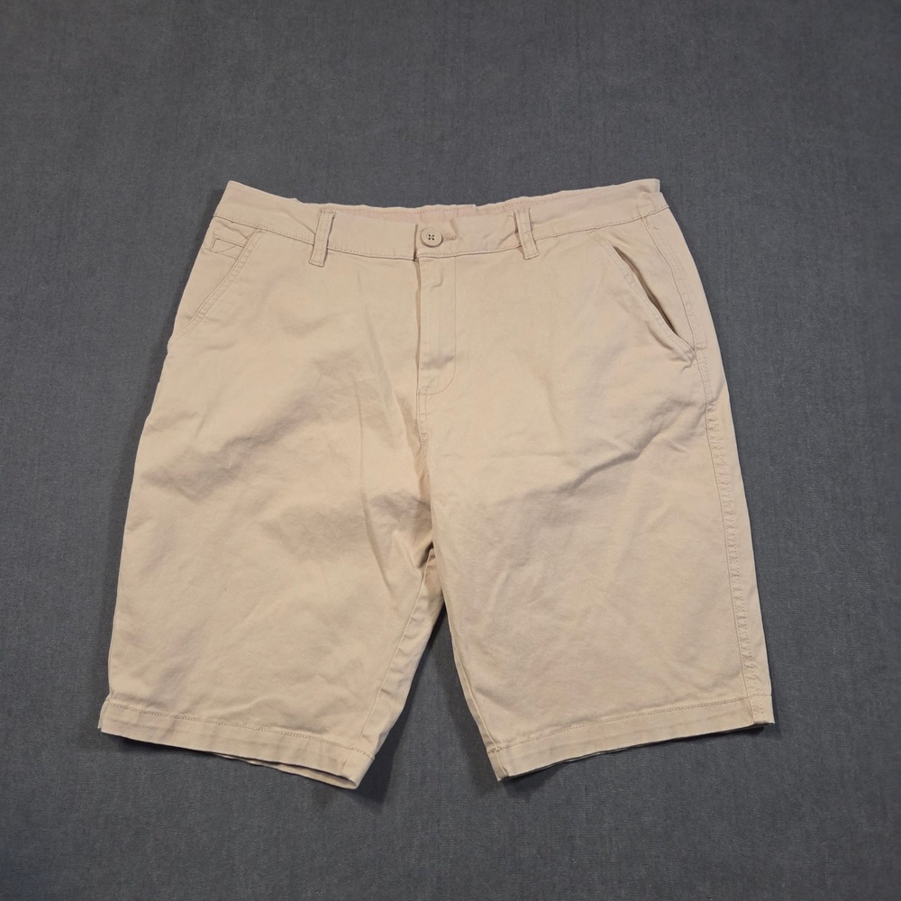 Animal Chino Shorts Mens 34 Tan Organic Cotton Blend Casual Outdoor